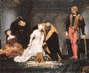 Paul Delaroche The execution of Lady Jane Grey USA oil painting artist